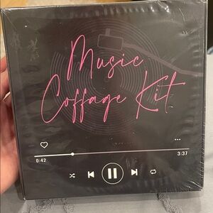 Music Collage Kit 80 6 x 6 inch wall art music themed posters new in box